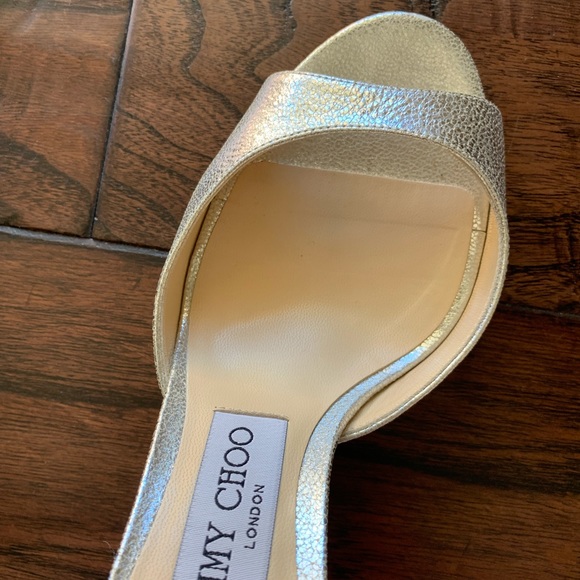 Jimmy Choo Lane d'Orsay Sandal 7.5US / 37.5EU
CHAMPAGNE - Picture 3 of 11